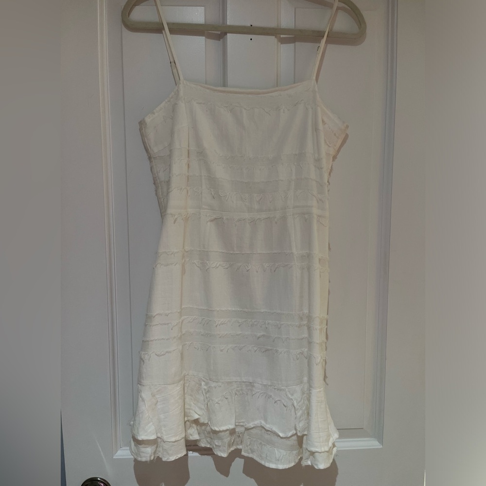 White cotton candy LA dress